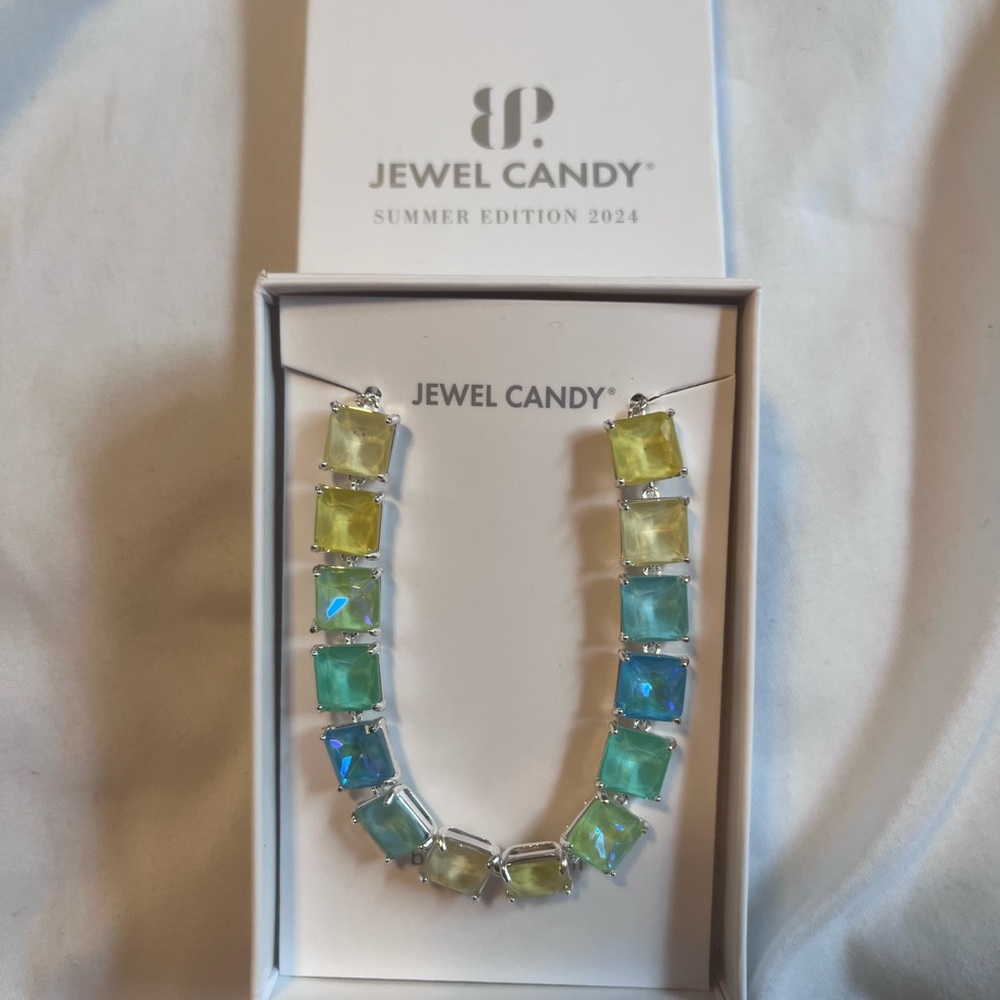Bomb Party Jewel Candy - The Valentina- Blue, Green and Yellow Bracelet